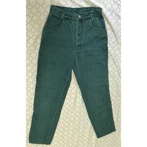 Women’s Roper Jeans 100% Cotton Size 9/10 Bow Detail Slate Grey/Green